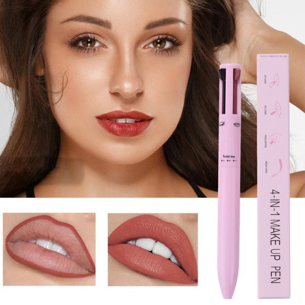 4-in-1 Waterproof Makeup Pen | Eyebrow, Lip Liner, Highlighter, Eyeliner