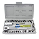 Original Aiwa 40 Pcs Combination Socket Wrench Tool Kit